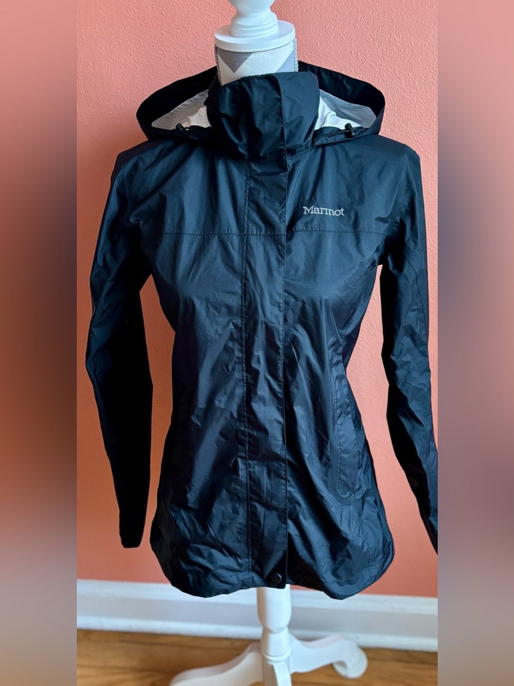 Marmot Women's Black Hooded Shell Jacket